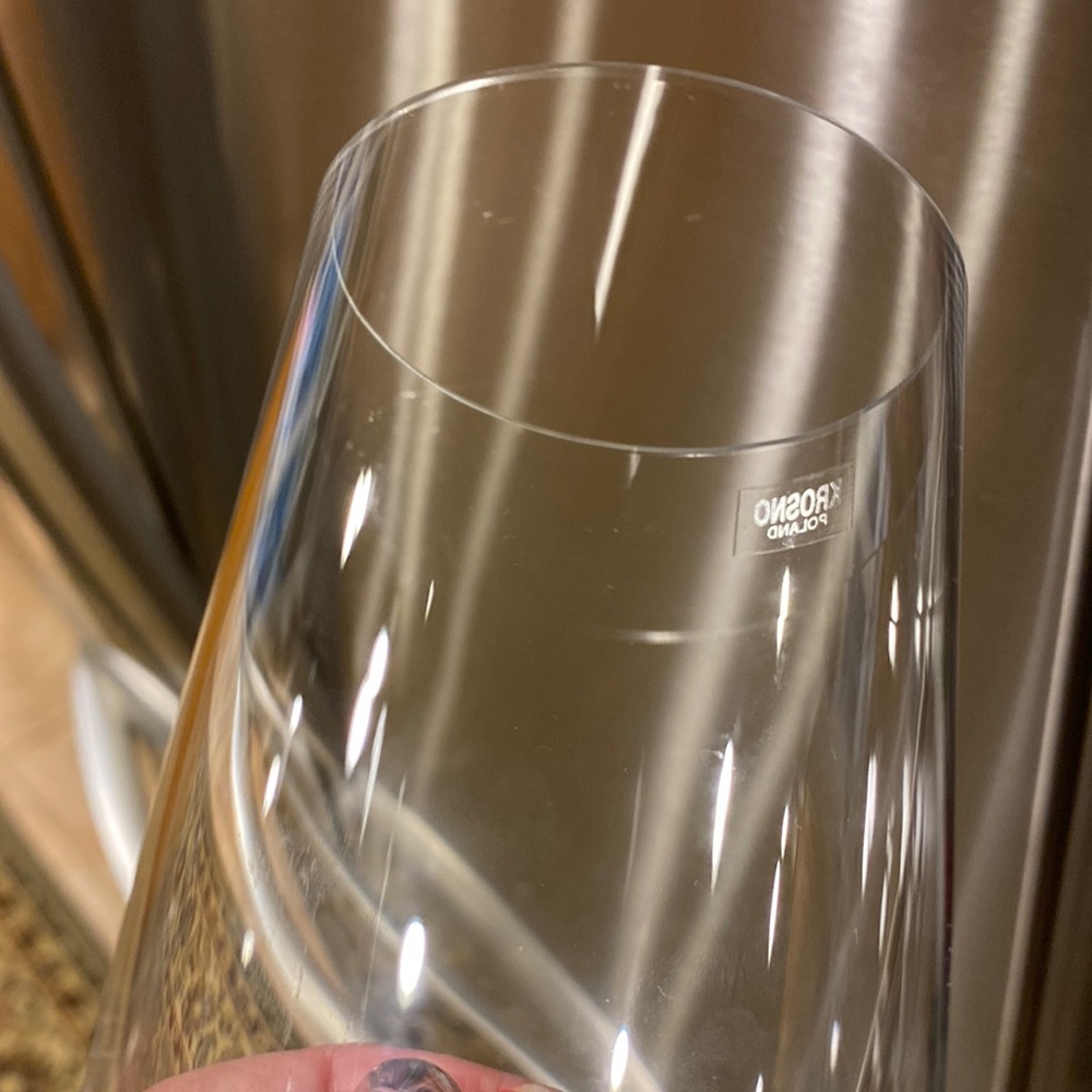 NWT 2 Krosno Poland Crystal Handled Glasses - Picture 17 of 17